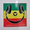 Imán Mira con Amor Rasta Headphones - Image 2