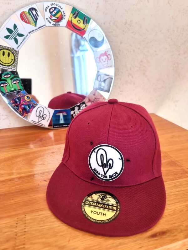 Gorra tipo Baseball Bordeaux