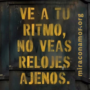 Mira con Amor Sticker Reloj
