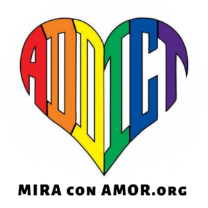 Imán Mira con Amor Rainbow Heart