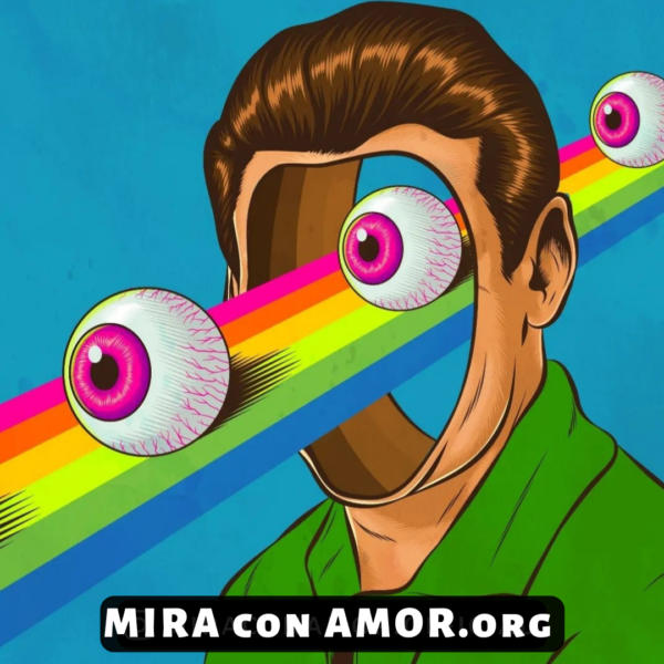 Sticker Mira con Amor Rayo