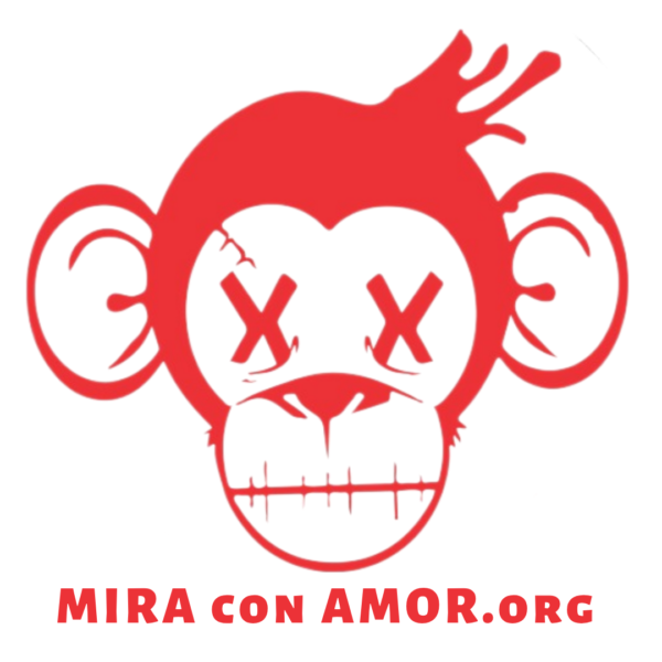 Imán Mira con Amor Mono