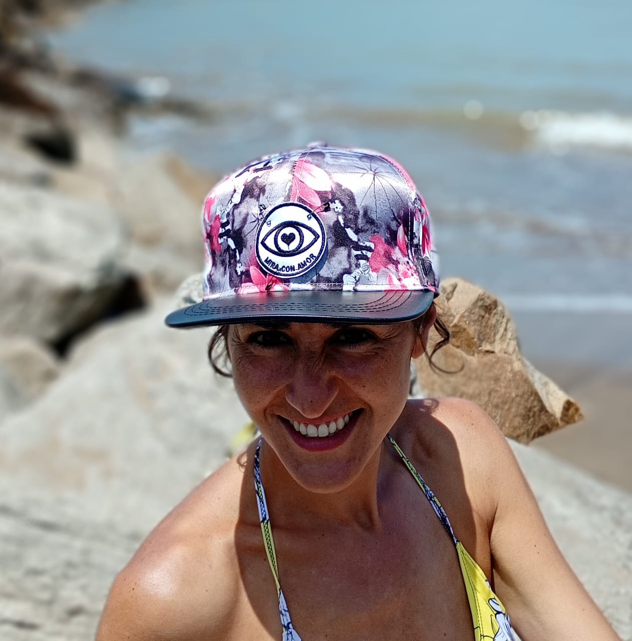 Gorra tipo Baseball Flores