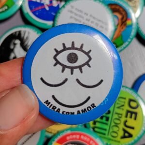 Pin reciclado Meditación