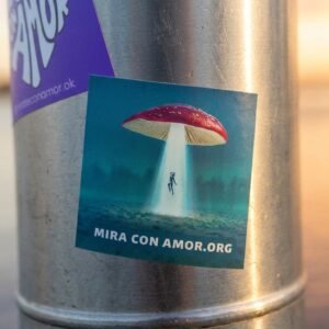 Sticker Vinílico Mushroom Abduction