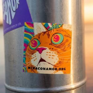 Sticker Vinílico Michi Enamorado