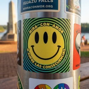 Sticker Vinílico Sufre las Consecuencias